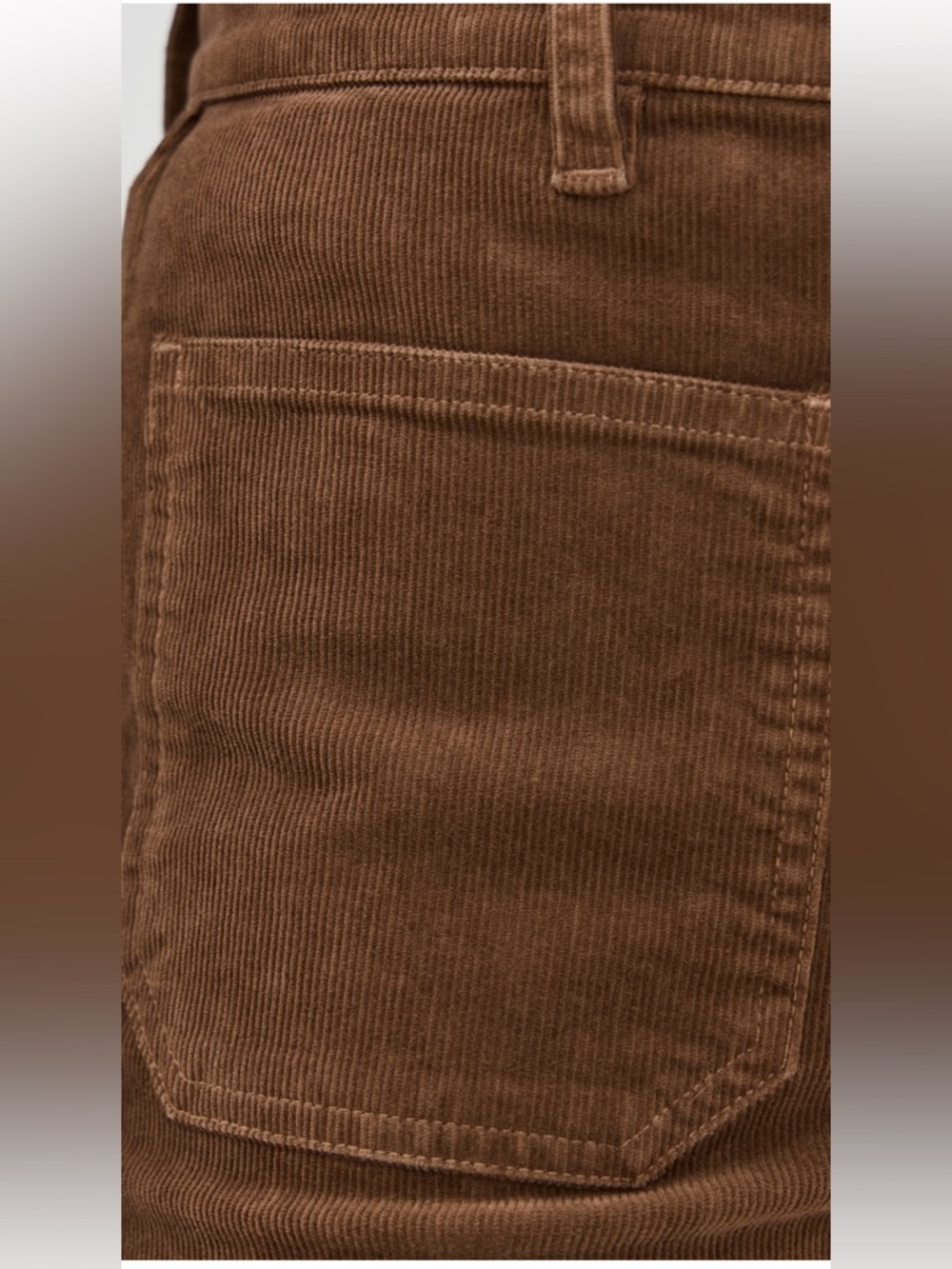 NILI LOTAN NWT Florence Corduroy Pants High Rise Cafe Brown 4 - Picture 6 of 10